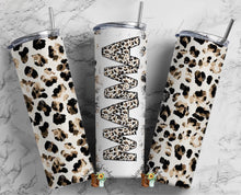 Load image into Gallery viewer, Leopard Mama Sublimation Tumbler
