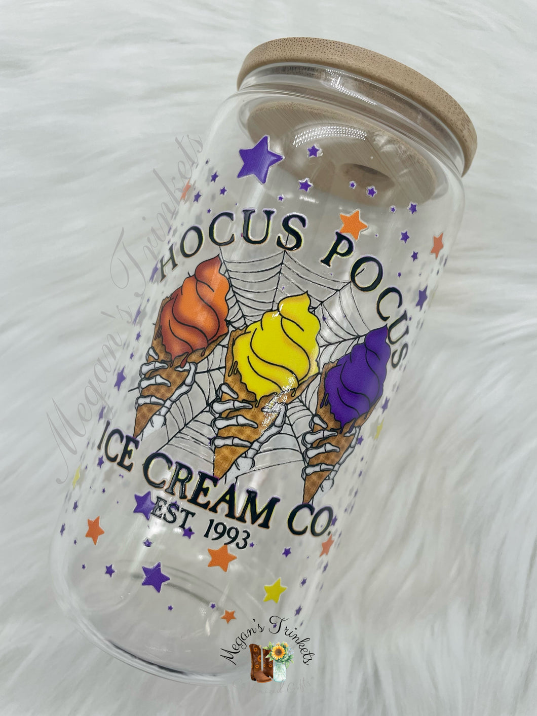 Hocus Ice Cream Co Glass Libby