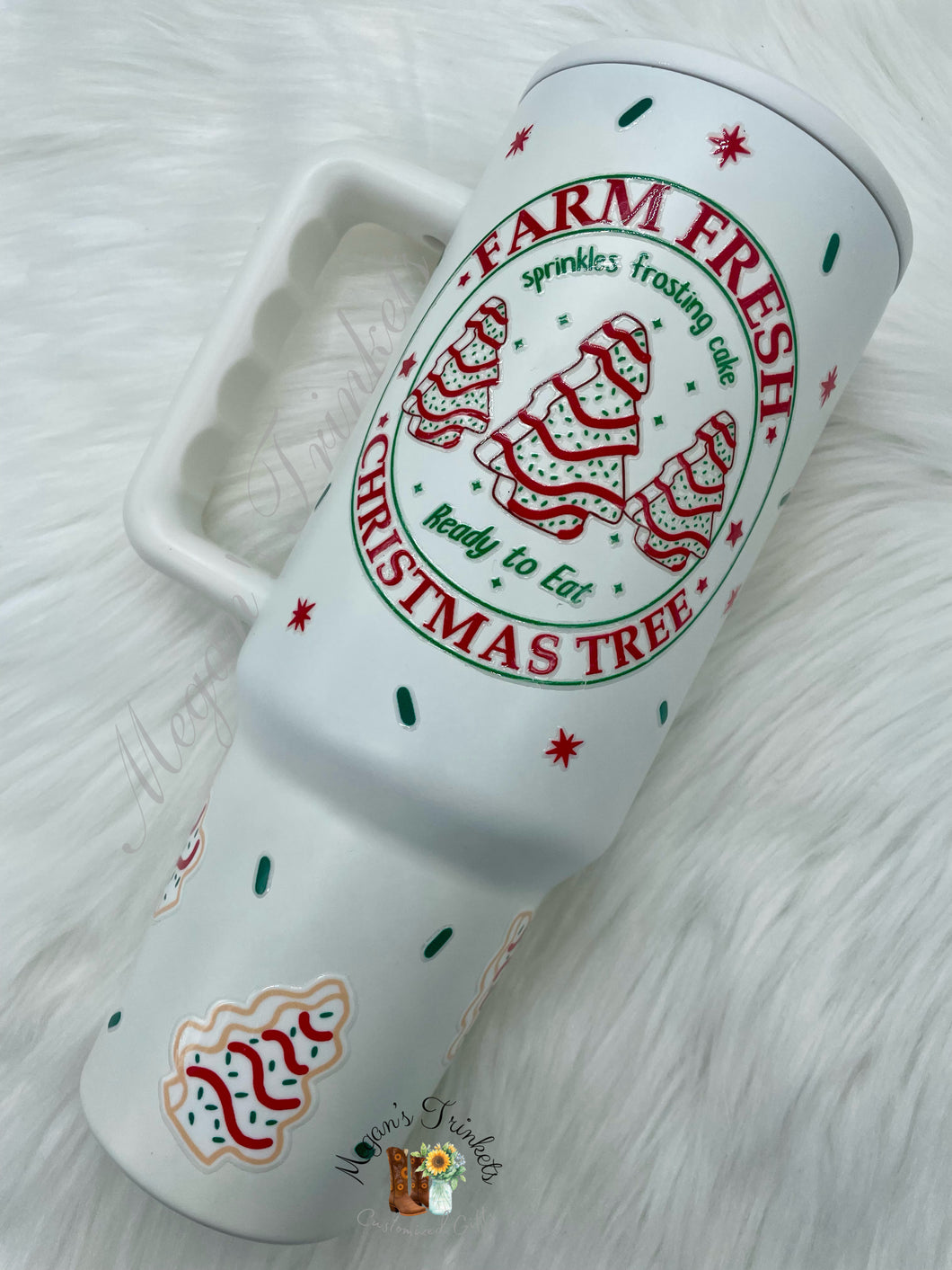 40Oz Christmas Cakes Tumbler