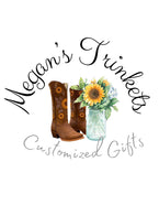 Welcome to Megan's Trinkets! We offer customized tumblers/pens/shirts and more!!! Due to Hurricane Ian we currently have no running water or power all orders are on delay RTS items will ship as soon as I can print labels. Other items I need power to make