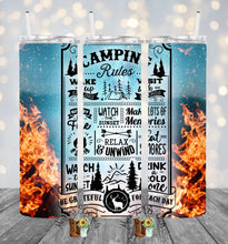 Load image into Gallery viewer, Camping Sublimation Tumbler
