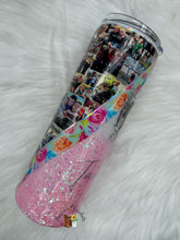Load image into Gallery viewer, Signature Photo Split Glitter Tumbler
