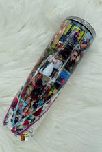 Load image into Gallery viewer, Signature Photo Split Glitter Tumbler
