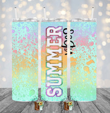 Load image into Gallery viewer, Summer Vibes Sublimation Tumbler
