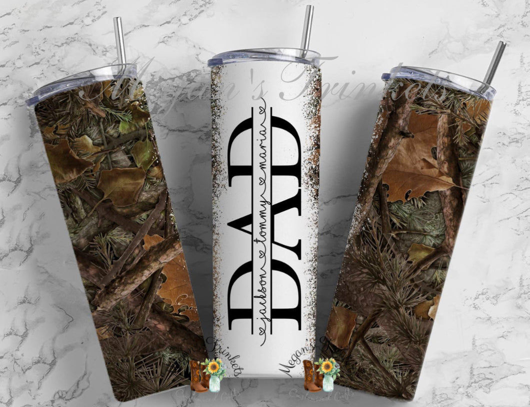 Camo Dad Sublimation Tumbler