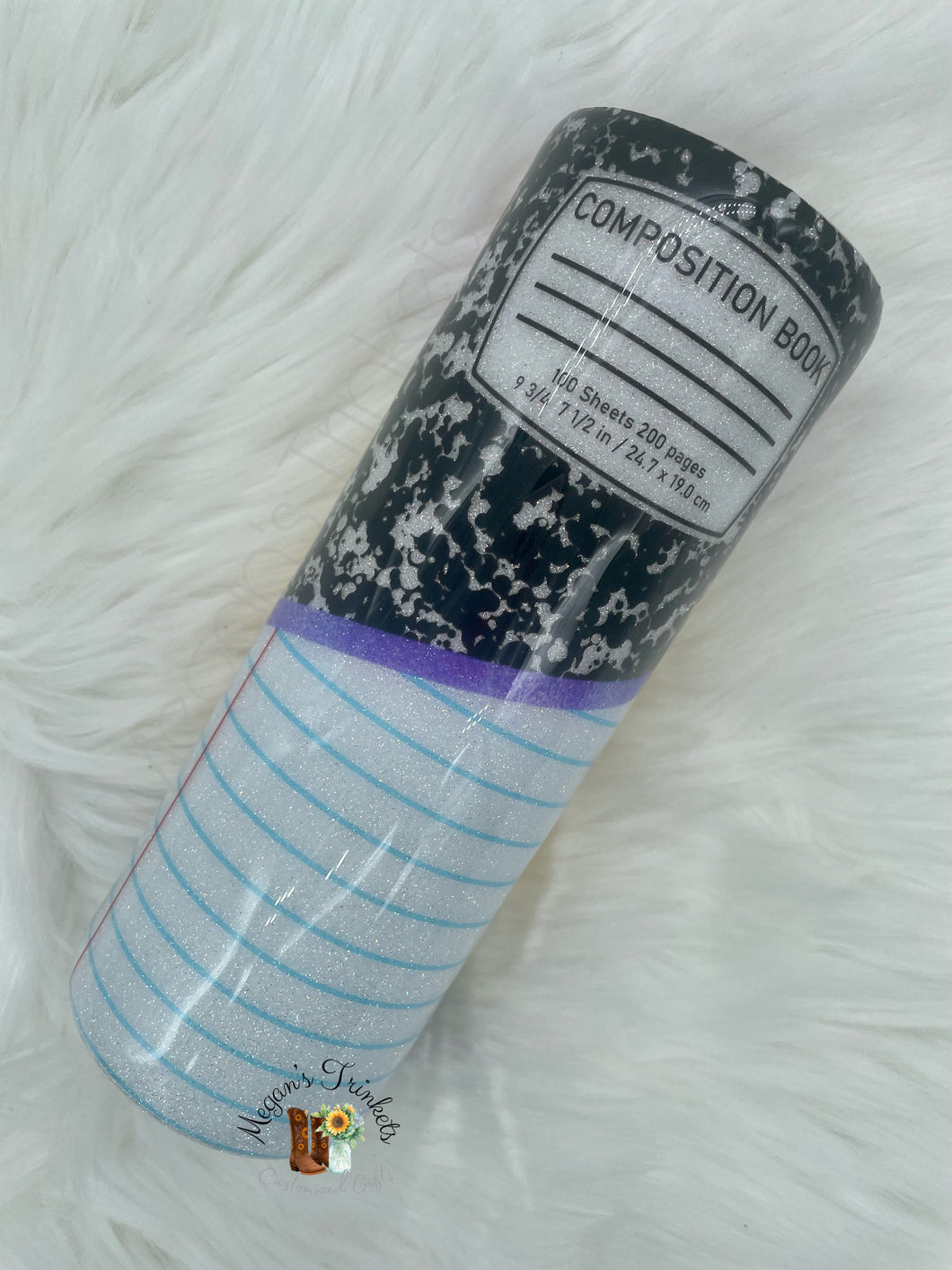 Teacher Collage Skinny Tumbler