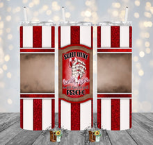 Load image into Gallery viewer, Candy Cane Psycho Sublimation Tumbler
