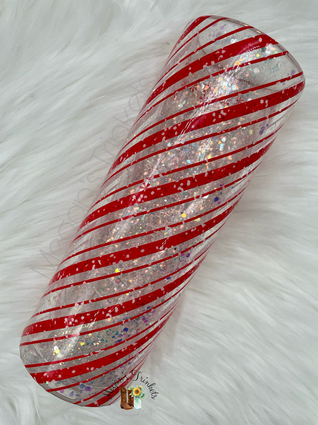 Candy Cane Snowglobe