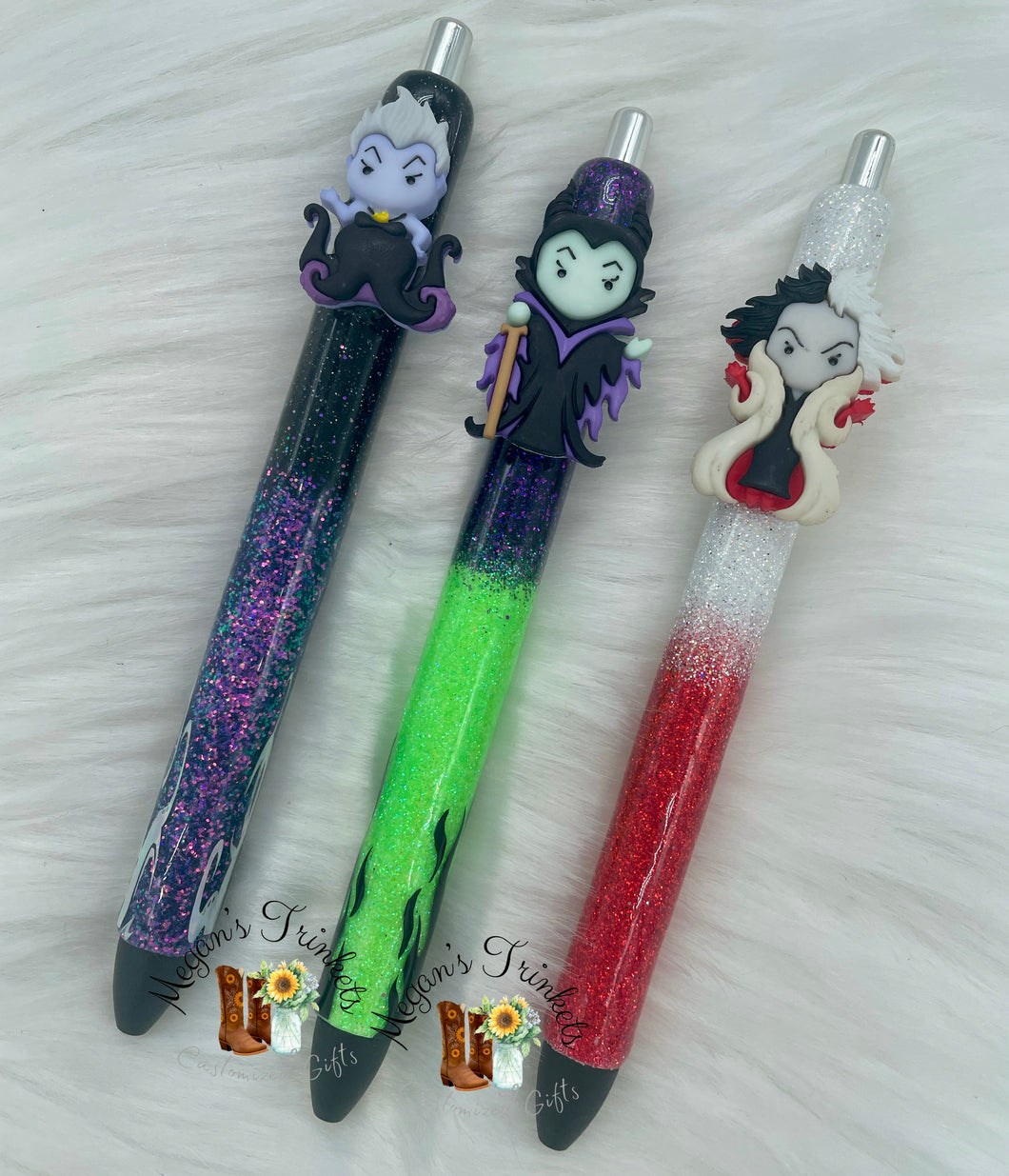 Villians Character Pen Complete Set