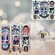 Load image into Gallery viewer, Wednesday Glass Skinny Tumbler
