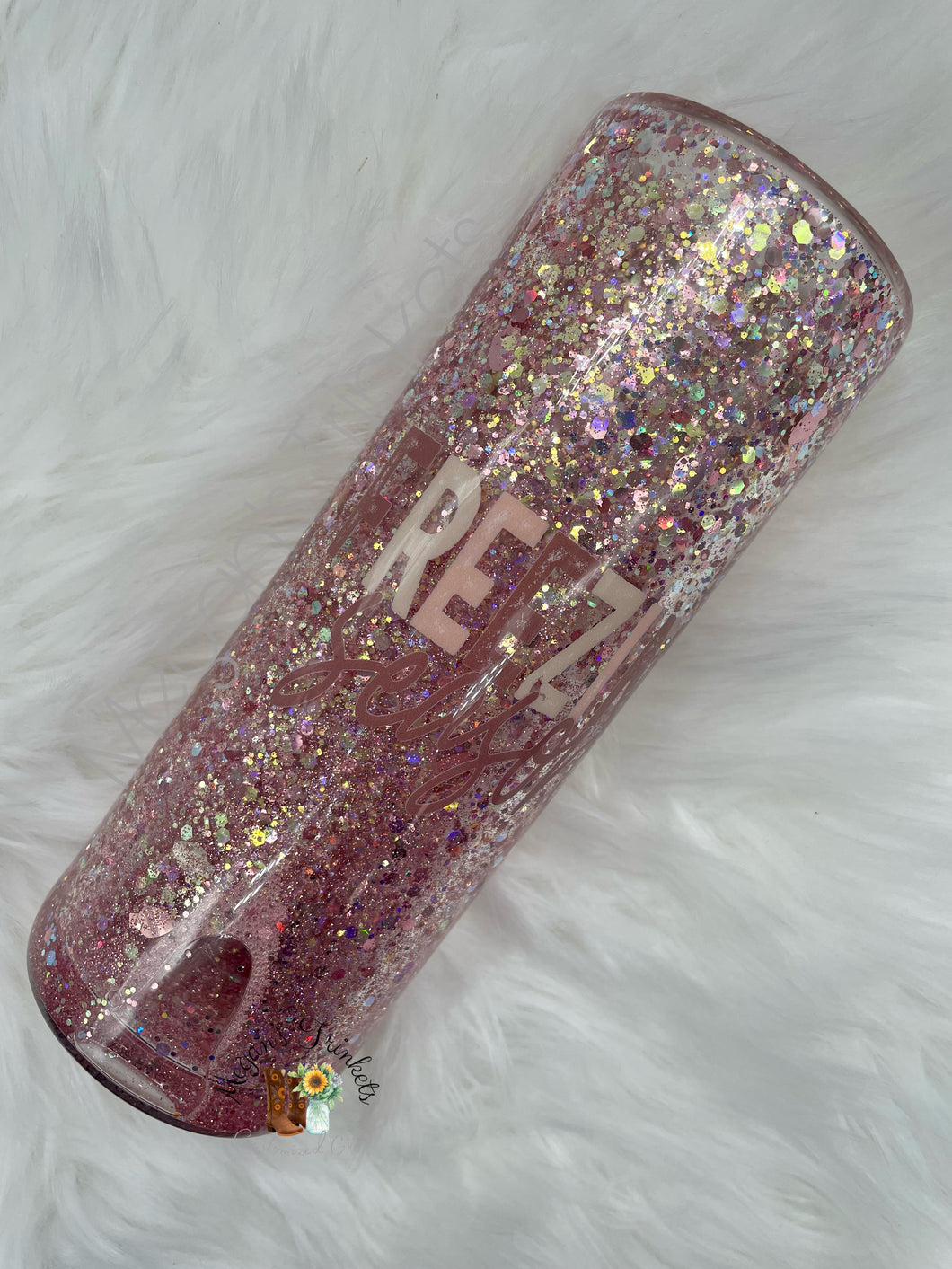 Freezing Season Snowglobe Glass Tumbler