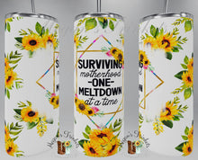 Load image into Gallery viewer, Surviving Motherhood Sublimation Tumbler
